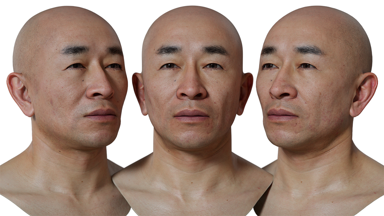 Download realistic 3d head models